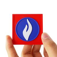 Fabricant de patchs en velcro, en caoutchouc PVC, personnalisés, gaufrés, à coudre, faits à la main, ronds, amusants, tissés, à paillettes pour chapeaux, OEM