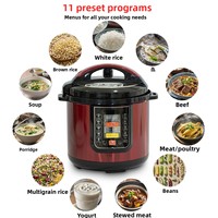 Haut de gamme entièrement automatique 6 litres double pot cuiseur à riz pression électrique intelligente capacité de 4-5 personnes pour un usage domestique pour