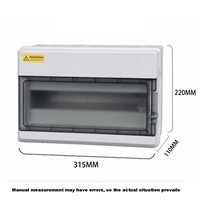 Caja de Distribución Impermeable IP54 de la Serie HV Personalizada de 15 Vías, Gabinete Eléctrico de 4 y 36 Vías con Protección Contra Sobretensiones con Diodo Anti-Reverse, OEM