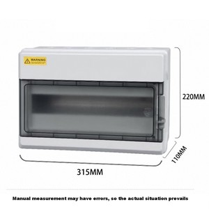 15 Way Custom HV Series IP65 Waterproof Distribution <b>Box</b> 4 to 36 Way Electrical Enclosure OEM Support Distribution <b>box</b> - Product Image 2