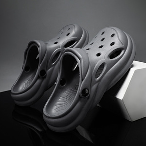 Chaussures d'eau unisexes, sandales respirantes perforées, bout fermé, antidérapantes, pour sport de plein air, talon bas de 4 cm, taille 36-45, couleur unie - Product Image 2
