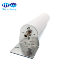 Antenne de station de base extérieure omnidirectionnelle en fibre de verre GISANTONE G14111B 4/6dBi 4 bandes 4G LTE WiFi à polarisation verticale