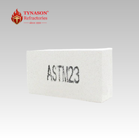 Ladrillo Refractario Ligero de Aluminio Sinterizado para Ahorro de Energía, Alta Refractaridad 1700C para Hornos Cerámicos