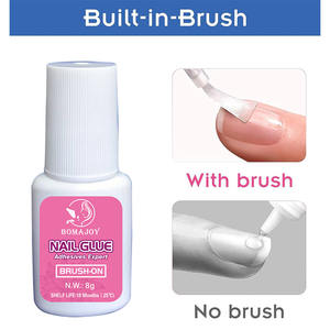 Pegamento para uñas respetuoso con el medio ambiente, 8g, secado rápido y fuerte adhesión, prensa de larga duración en pegamento para uñas con embalaje de <span class=keywords><strong>tarjeta</strong></span> Blíster - Product Image 5