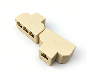 Adaptateur modulaire triplex 1 à 3 |   Répartiteur de réseau téléphonique <span class=keywords><strong>RJ45</strong></span> et <span class=keywords><strong>RJ11</strong></span> - Product Image 4