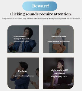 Productos de Masaje en Tendencia 2026: Masajeador Eléctrico Inteligente Inalámbrico <span class=keywords><strong>para</strong></span> Cuello y Hombros con Calor, Tecnología EMS en Forma de U - Product Image 4