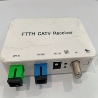 Nodo Óptico CATV FTTH 1310nm/1550nm con AGC/MGC WDM para ONU FTTH CATV, Receptor de Fibra RF, Mini Nodo, Receptor de TV Óptico