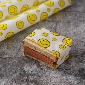 Meilleur Prix Nouveaux Matériaux Papier sulfurisé imprimé coloré anti-graisse pour restaurant, revêtement simple face pour hamburgers et produits laitiers - Product Image 4