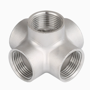 Carp Journey Factory Conexión de Tubería Colectora de Agua Roscada Hembra de Cinco Vías 3D Clase 150 para Villa/Tratamiento de Agua - Product Image 1