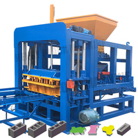 Machine automatique de haute qualité Qt4-15 pour la fabrication de briques en béton, de pavés colorés et de bordures, grande capacité, en Ouganda