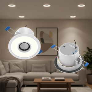 Altavoz LED Empotrado en el Techo, Downlight LED Integrado con Audio para Sala de Estar o Tienda - Product Image 1