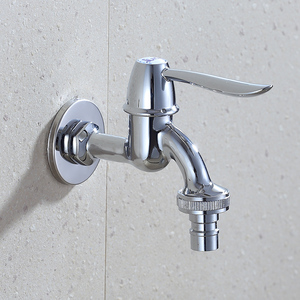 Rubinetto da <span class=keywords><strong>Giardino</strong></span> per Lavatrice in Ottone Cromato con Singola Maniglia - Product Image 5