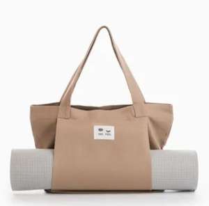 Sac en toile de yoga robuste de grande capacité en toile avec logo personnalisé sac fourre-tout multifonctionnel - Product Image 2