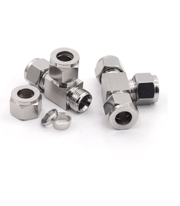 Conector en T <span class=keywords><strong>de</strong></span> Compresión <span class=keywords><strong>de</strong></span> Doble Férula <span class=keywords><strong>de</strong></span> Acero Inoxidable 304, 1/4, <span class=keywords><strong>3</strong></span>/<span class=keywords><strong>8</strong></span> y <span class=keywords><strong>3</strong></span>-25 mm <span class=keywords><strong>de</strong></span> Diámetro Exterior <span class=keywords><strong>para</strong></span> Tuberías, Conector Unión <span class=keywords><strong>para</strong></span> Tuberías Hidráulicas - Product Image 1