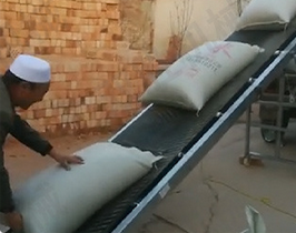 Trasportatore a nastro resistente per l'estrazione mineraria, cemento e grano-velocità regolabile e Design inclinato - Product Image 4