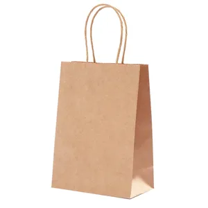 Bolsa de Papel Kraft de Color Sólido en Oferta para Bodas y Uso Diario - Elegante Bolso de Mano, Bolsa de Regalo para Bodas - Product Image 4