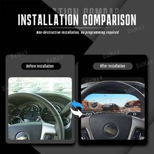 Tableau de bord numérique pour Chevrolet GMC Series Silverado 2007-2013, écran LCD de 15,1 pouces, mise à niveau du tableau de bord, système Linux - Product Image 3