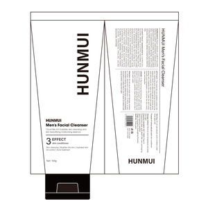HUNMUI Limpiador facial para hombres, espuma de carbón, limpieza profunda, control de grasa, iluminador para pieles grasas - Product Image 2