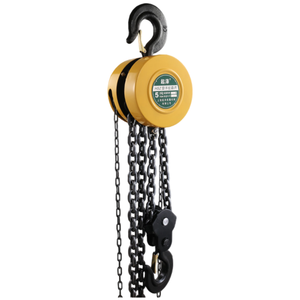 Palans à chaîne manuels de <span class=keywords><strong>type</strong></span> HSC, 1 tonne, 3m-6m, chaîne en acier G80, vente chaude - Product Image 1