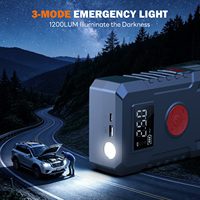 SHARMEAL Fabricant 2000A 6400mAh Batterie de démarrage de voiture Power Bank 12V Portable avec pompe à air