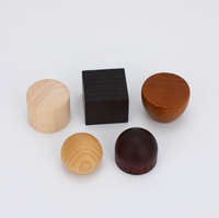 Tapones de Madera Personalizables para Perfume en Varios Estilos, Tapones Esféricos de 15 mm, Tapones de Madera para Botellas de Vidrio