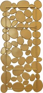 Factory Outlet Luxury <strong>Pebble</strong> Design Decorative <strong>Mirror</strong> with Aluminum Frame 5mm Thickness Hard Design Deformation - Product Image 6