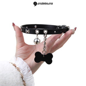 Collar con colgante de campana y hueso, juguetes sexuales SM, productos para adultos, accesorios de moda, gargantilla, anillo para el cuello - Product Image 5