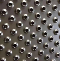 Grille de sécurité en aluminium, plaque perforée antidérapante