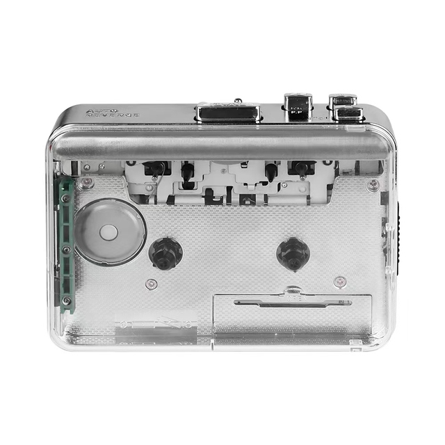 Transparent Audio Cassette Tape Recorders Stereo MP3 Converting MS CBK Player Self-Hydroelectric Electric Power Mechanical