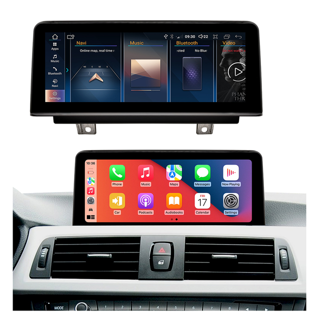 Android 14 Car Audio Radio CARPLAY Android AUTO for BMW 3 / 4 Series F30 F31 F32  NBT/EVO 2013-2019 Dsp Navigation WIFI