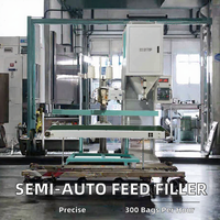 Machine de remplissage et d'emballage semi-automatique pneumatique DCS-50L pour riz, céréales et maïs, pour sacs de 10 à 50 kg, idéale pour les rizeries.