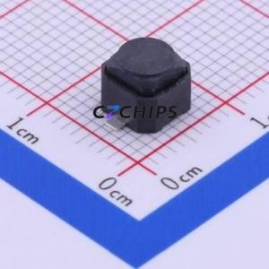 1TS009D-2600-5000-CT Tactile Switch SMD,6x6mm Switch Single Pole Single Throw Round Button 2.6N Vertical Mount - Product Image 1