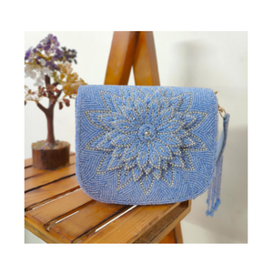 Indian Fashion-Style Handmade Beaded Designer Clutch <b>Bags</b> Bohemian Style Evening Shopping Party Shoulder <b>Bag</b> <b>Women</b> <b>Messenger</b> <b>Bag</b> - Product Image 4