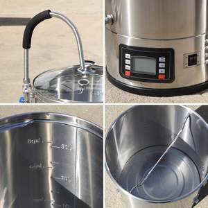 Kit de fabrication de bière miniature, machine à bière artisanale électrique avec cuve de mouture, machine à faire de la bière, Maquina Para Hacer Cerveza - Product Image 4