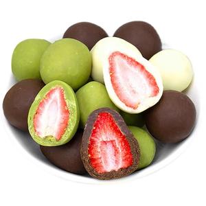 עוגיות באיכות גבוהה עוגיות פירות חלב טעם ממתקים וקפיאים שוקולד תות יבש - Product Image 6