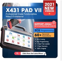 Versión global de lanzamiento x431 pad7 pad 7 V III obd2 diagun dbscar5 24V adaptador de camión pesado sistemas completos máquina de diagnóstico para coches