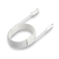 Câble USB C vers C de haute qualité de 1 m avec adaptateur de charge rapide 3A, câble de charge USB, blindage tressé et gaine en TPE