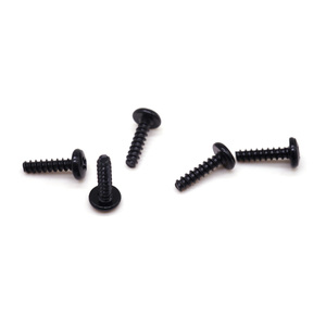 Vis autotaraudeuse à tête cylindrique noire personnalisée, vis autotaraudeuse à empreinte cruciforme en acier au carbone oxydé noir, fixation pour meubles - Product Image 1