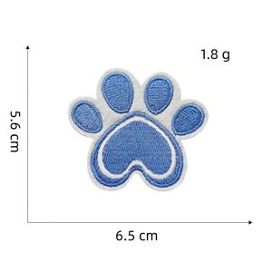 Blue Series Embroidery Patch Cloth Sticker Graffiti Decoration with Hot Melt Adhesive for Hat <b>Computer</b> <b>Accessory</b> - Product Image 2