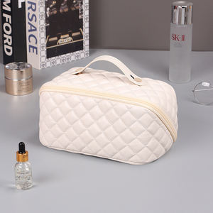 <span class=keywords><strong>Pochette</strong></span> de voyage de rangement matelassée en gros sacs cosmétiques décontractés trousse de toilette trousse de maquillage de voyage <span class=keywords><strong>rose</strong></span> noir - Product Image 6
