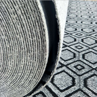Tapis d'usine gris bleu sol couloir hôtel scène tapis jacquard
