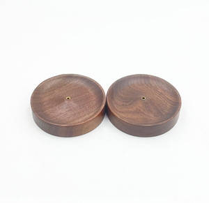 Soporte de Madera Maciza Hecho a Mano para Quemador, Bandeja de Nogal Negro Norteamericano para Ceremonia del Té y Difusor de Aromaterapia al por Mayor - Product Image 3