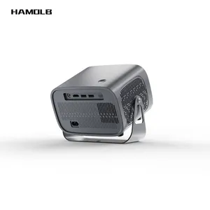 Hamolb Ha10C <span class=keywords><strong>4K</strong></span> Xách Tay <span class=keywords><strong>Android</strong></span> 11 Máy Chiếu Thông Minh 360 Độ Trong Nhà Xoay 2000 Lumens Được Xây Dựng Trong Loa 3D Sẵn Sàng 2024 Mô Hình - Product Image 3