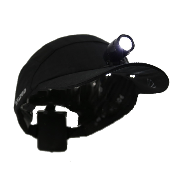 POWERCAP Ultra-Bright Battery Powered Headlamp LED Light Camping Hunting Cap