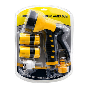 Pistola de agua de alta presión con 8 funciones para lavado de autos e irrigación de jardines con conector universal y juego de boquillas - Product Image 3