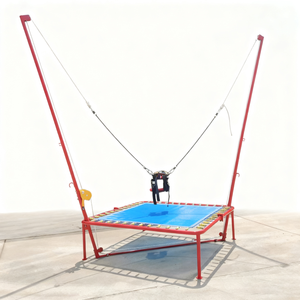 <span class=keywords><strong>Trampoline</strong></span> de saut à l'élastique en polypropylène pliable, sûr et souple, 2m x 2m x 4m, pour usage intérieur et extérieur, usage commercial, pour aire de jeux pour enfants - Product Image 3