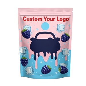 Sacs refermables en mylar personnalisés de 3,5 g pour l'emballage de bonbons comestibles, de friandises gélifiées, avec logo - Product Image 2