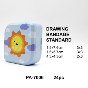 VENDAS ADHESIVAS CON DISEÑOS IMPRESOS PARA NIÑOS, ESTERILIZADAS, EN CAJA METÁLICA PA-7006 - Product Image 2
