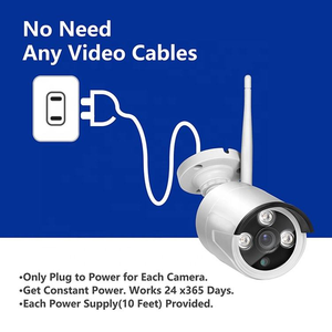 Kit NVR Wifi de 4 Canales, Sistema de Monitoreo con Cámara de Seguridad, Aplicación TSEye, Vista Remota, Alerta por Correo Electrónico, Detección de Movimiento, 5MP, IP66, Impermeable - Product Image 6
