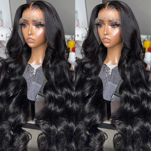 <span class=keywords><strong>Parrucche</strong></span> anteriori in pizzo hd con pellicola per capelli umani 13x4 per donne nere, capelli umani peruviani, 26, 28, 30, parrucca frontale - Product Image 1